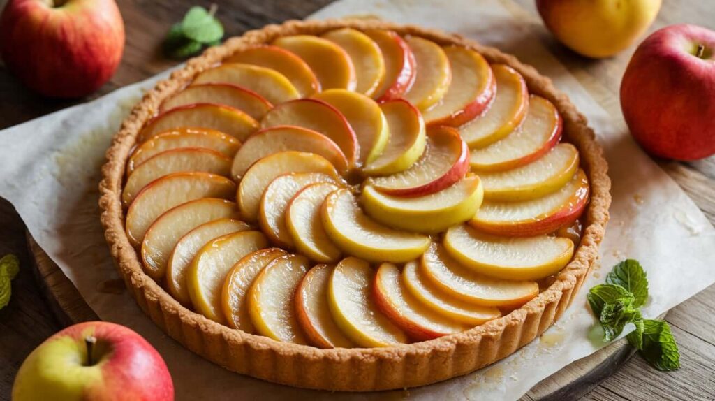 tarte fine aux pommes