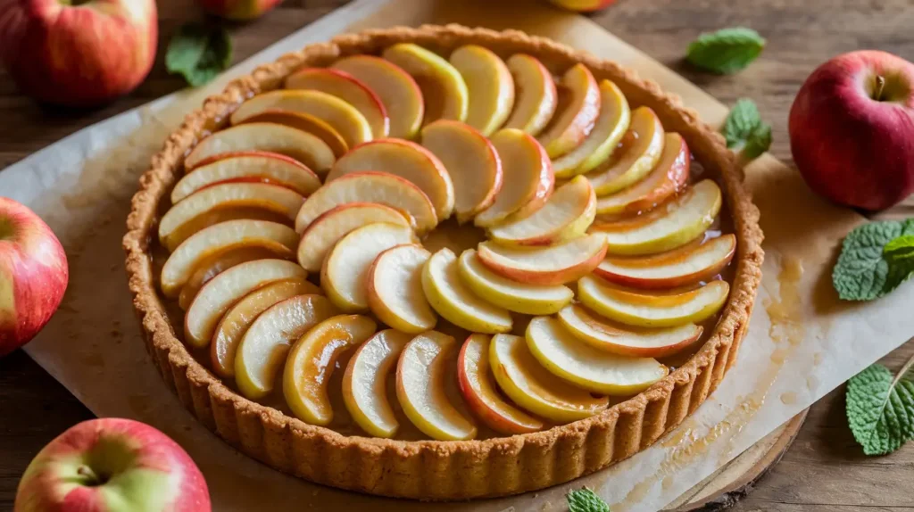 tarte fine aux pommes