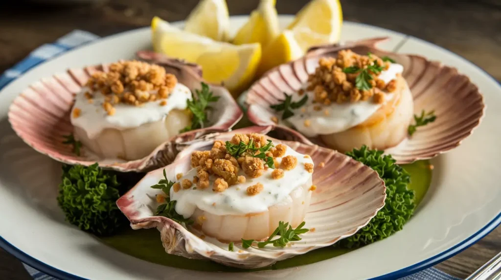 Coquilles Saint Jacques à la bretonne