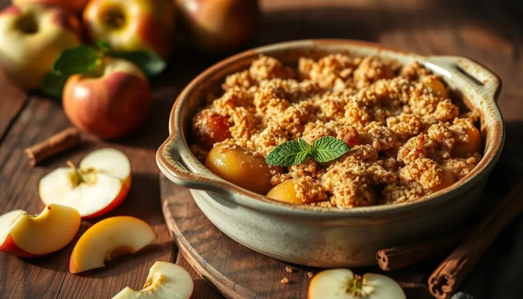 crumble aux pommes facile