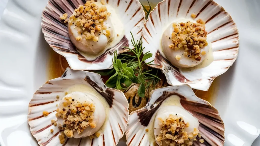 Coquilles Saint Jacques à la bretonne