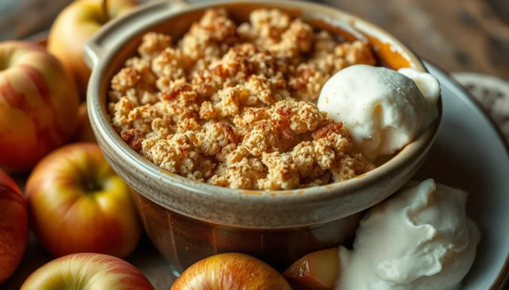 crumble aux pommes facile