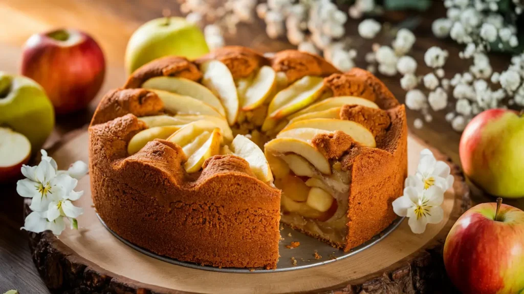 gâteau aux pommes