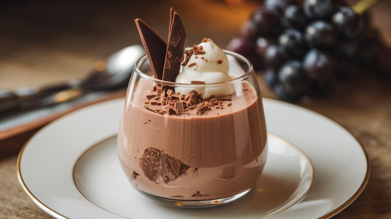 Mousse au chocolat au lait