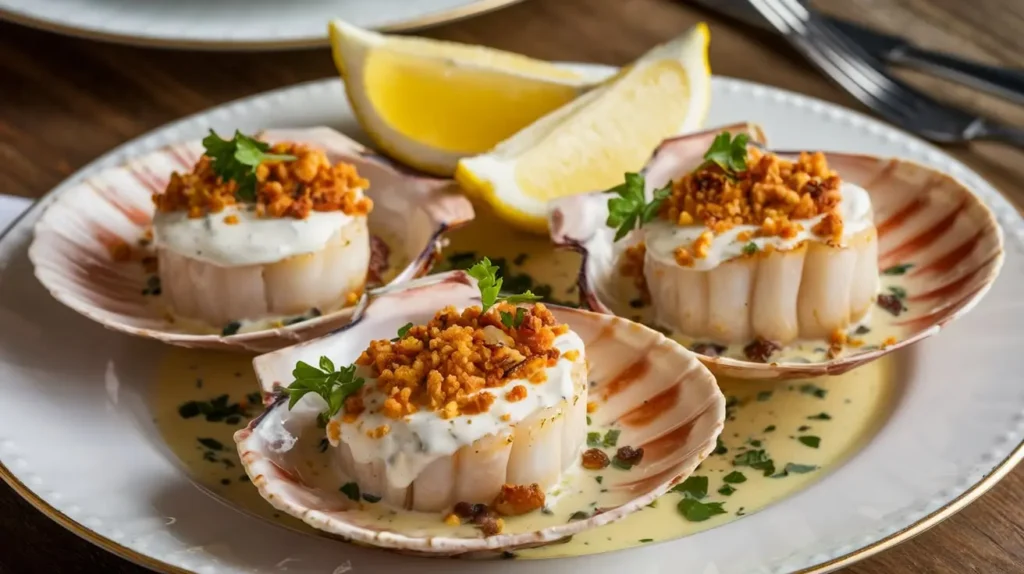 Coquilles Saint Jacques à la bretonne