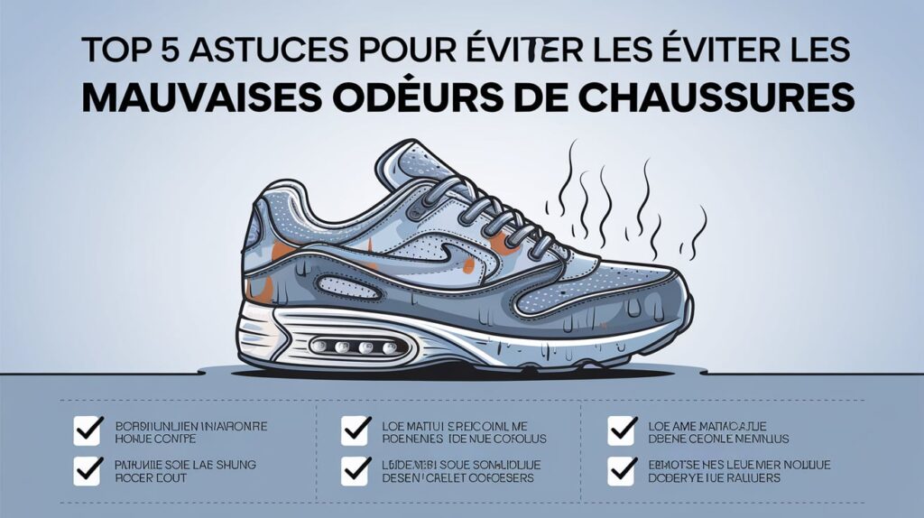 Top 5 des astuces pour éviter les mauvaises odeurs dans les chaussures