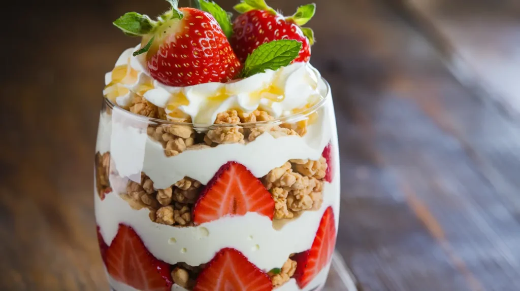 verrine tiramisu aux fraises