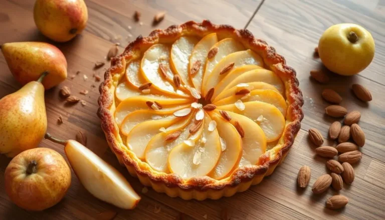 tarte poire amandine