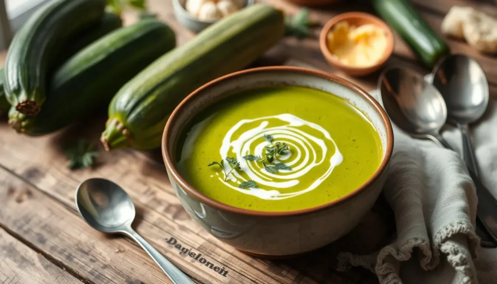 velouté de courgettes