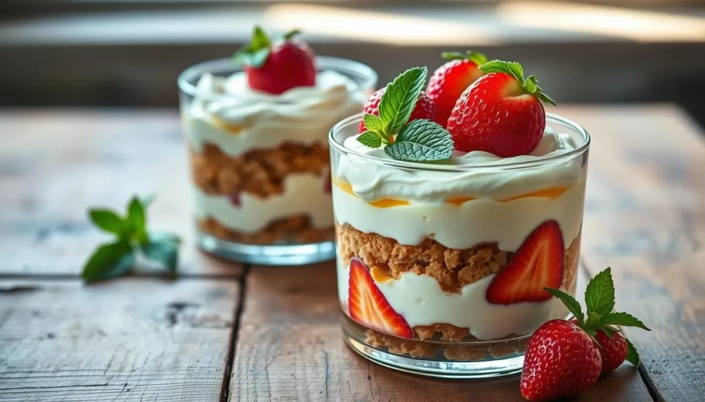 verrine tiramisu aux fraises