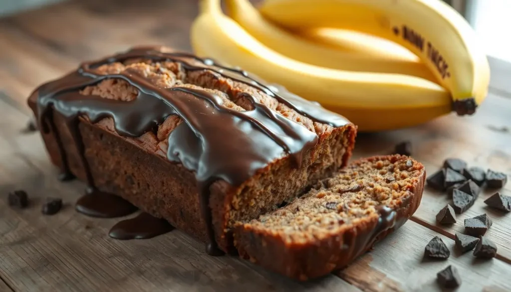 banana bread chocolat