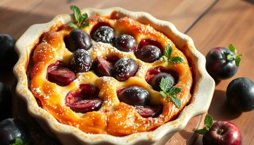 clafoutis aux prunes de grand-mère