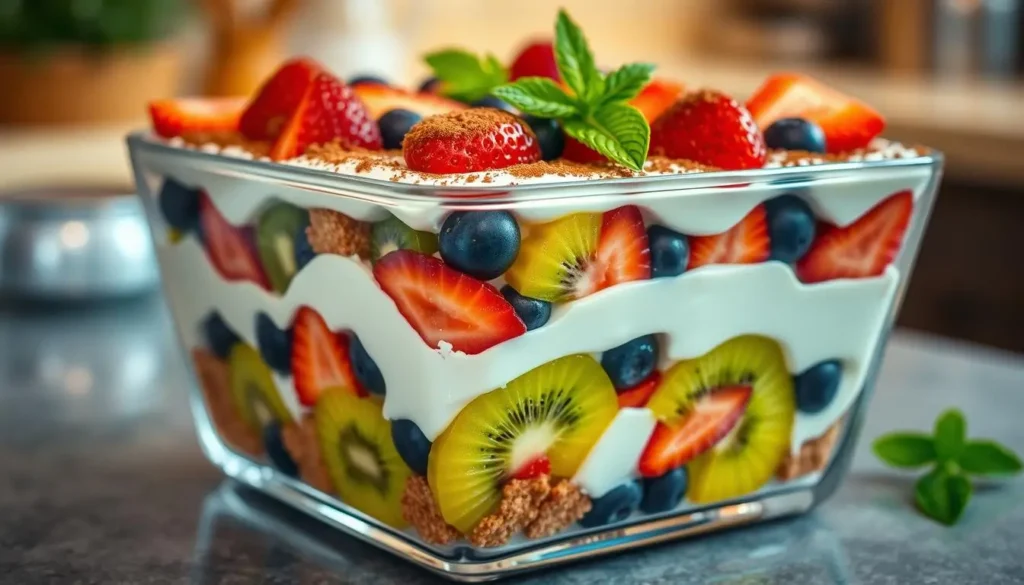 tiramisu aux fruits