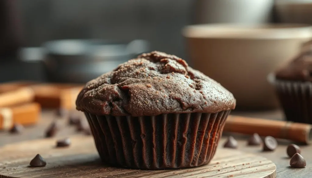 muffin moelleux au chocolat