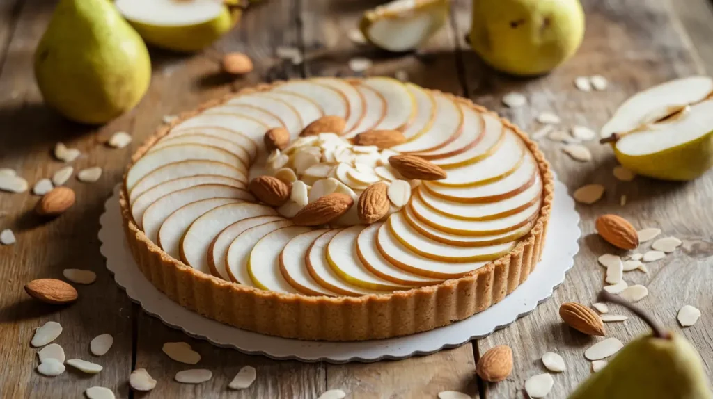 tarte poire amandine