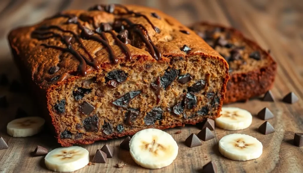 banana bread chocolat