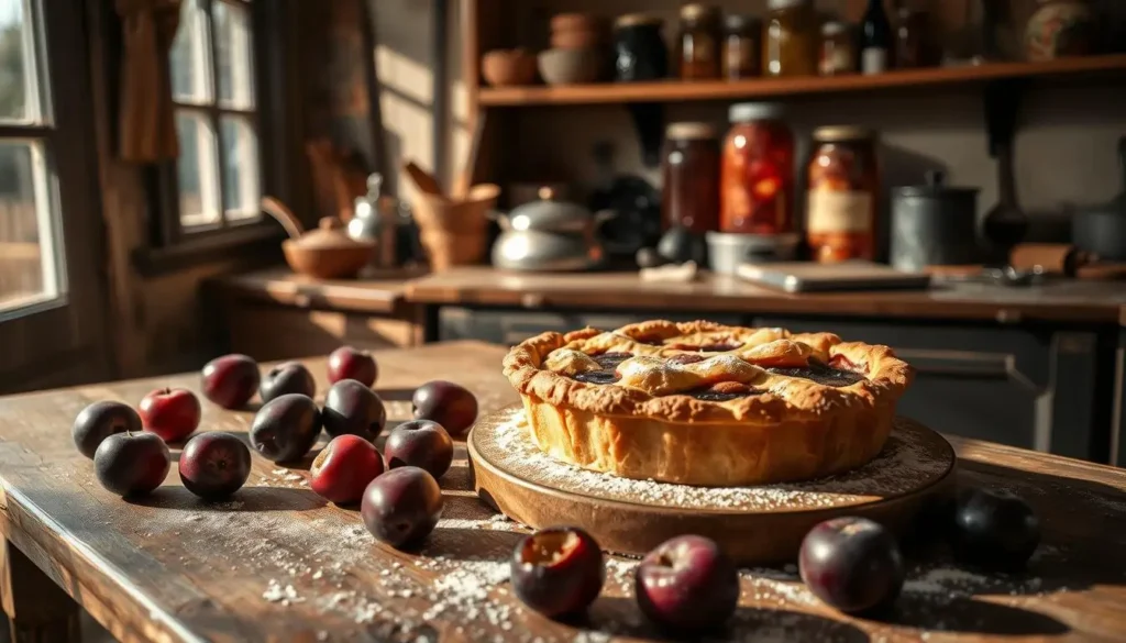 clafoutis aux prunes de grand-mère