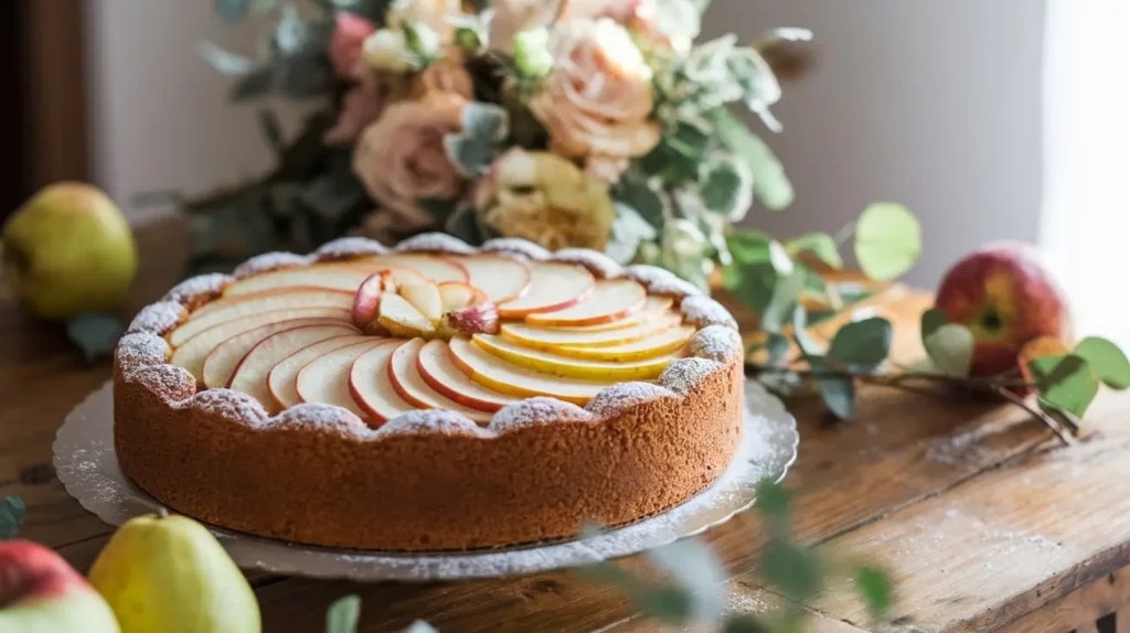 Gâteau aux Pommes Poires