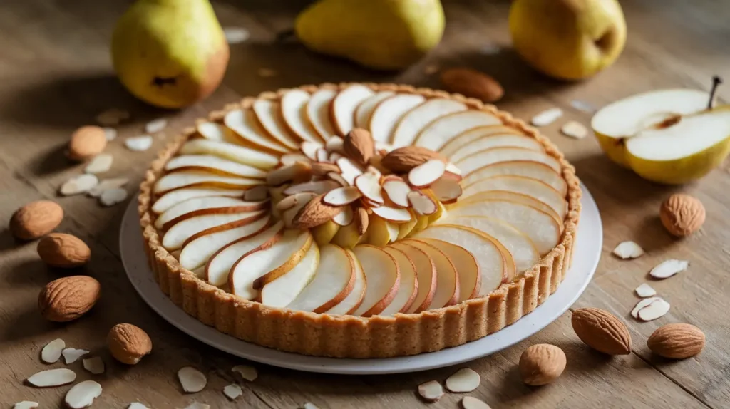 tarte poire amandine