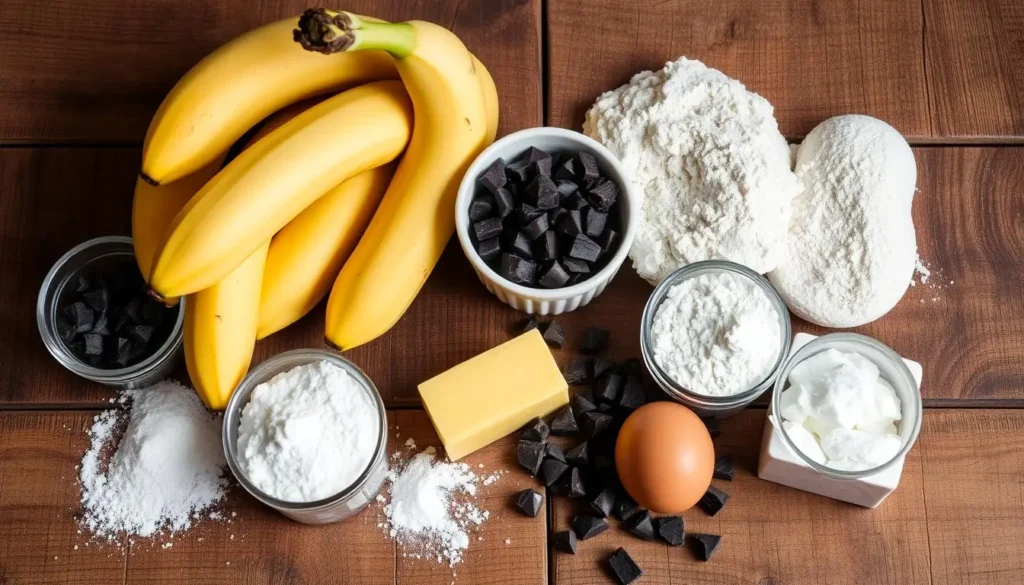 gâteau banane chocolat