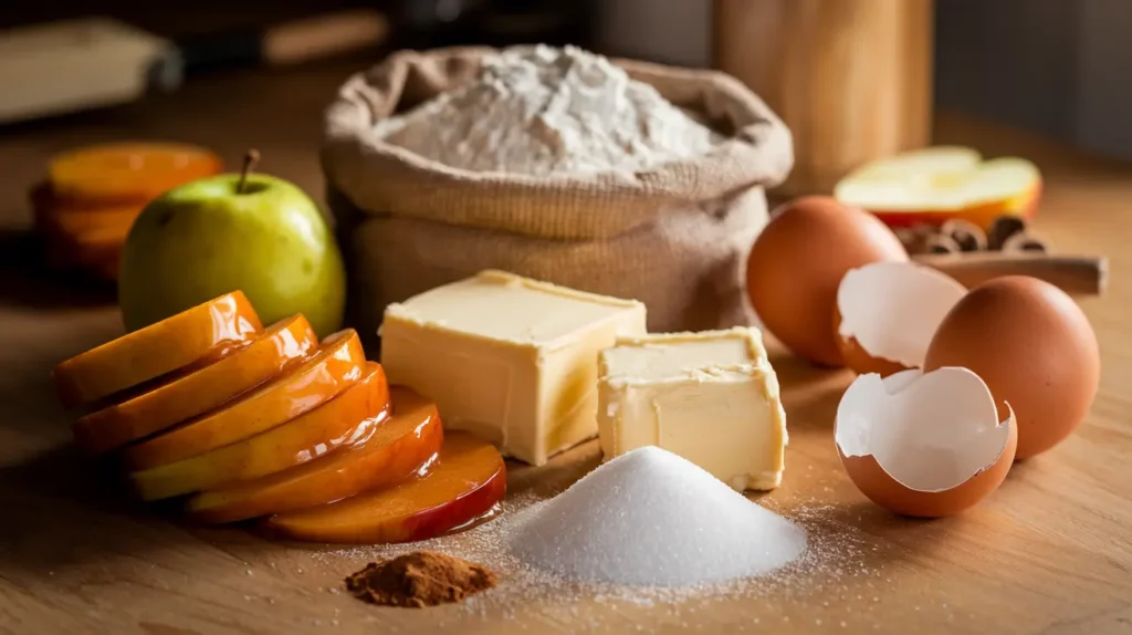 gâteau aux pommes caramélisées